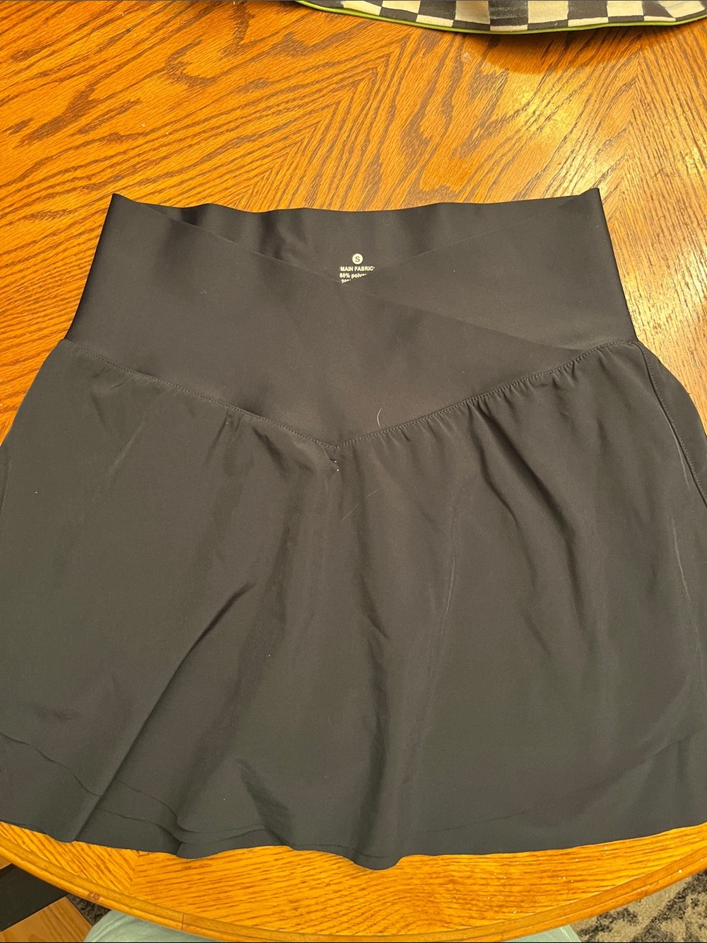 Amazon Black Athletic Mini Skirt